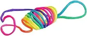Sanwoodenz Kids Rainbow Colour Fumble Finger Thread Rope Game Developmental Rainbow