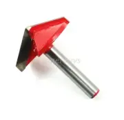 32mm Carbide CNC 120Deg Engraving Wood Woodwork Cutter Router V Groove Drill Bit