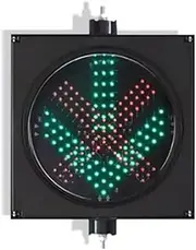 Traffic Light Decoration, 300 Mm (12 Inch) Traffic Light, DC12/DC24V/AC85-265V Traffic Light for Garages,Stop Light Lamp,Roads, Docks and More(Size:Dc24v,Color:Standard)
