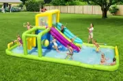 H20 GO Splash Course KIDS INFLATABLE BIG WATER PARK (23ft). Swimming pool