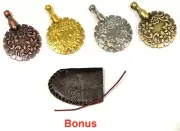 Thread Cutter Pendant in 4 Different Colors + Bonus Genuine Leather Thimble
