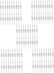 Sosoport 1500 Pcs Connecting Fasteners Chips Ceiling Light Connector Connectors Clips Bowtie Pin Bowtie Clips for Fastening Clips Replace Bead Aluminum Alloy