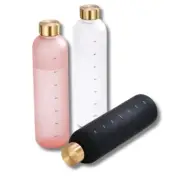 Motivational Water Bottle Time Markers BPA-Free Sports Sport Drinking Cup