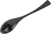 UTHCLO Stainless Steel Titanium Plated Teaspoon Mirror Finish Cutlery for Home Hotel Store Use Lightweight Black Dinner Spoon with Elegant Design