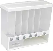 RTM RANDY & TRAVIS MACHINERY Grain Container Cereal Dispenser 10L Dry Food Rice Flour Storage Box Wall Mounted or Freestanding Modern, Minimalist 36.6 x 32.4 x 14.4 cm