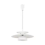 Brenda Adjustable Height Ceiling Pendant Light in White