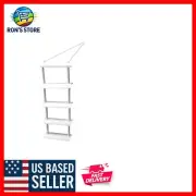 5-Step Folding Rope Ladder for Easy Boat Access - Corrosion Resistant & Durable