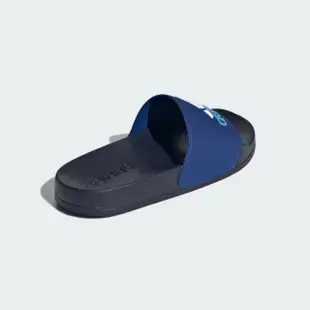 【adidas 愛迪達】ADILETTE SHOWER 運動拖鞋(IE2607 男童/女童 涼/拖鞋 兒童拖鞋 藍)