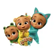 The Triplets from Boss Baby Official Cardboard Cutout with Free Mini Standee
