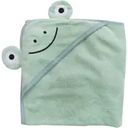 LVD 90cm Baby/Toodler Soft Hooded Frog Bath Towel Green