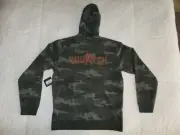 TAGS! Eddie Bauer Sasquatch BIGFOOT Full Zip Camo Hoodie MENS M Medium NICE!