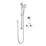 Decaura Adjustable Sliding Shower Rail Head set/Shower Mixer Tap Wall Assemblies