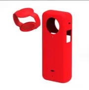 Silicone Protective Case Shadow Stone Camera Body Lens Cover For Insta360 X3 ~~~