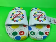 L@@K NEW CHAMPION X TWISTER IPO AOP SLIDE MEN 9 WHITE ULTRA CROCS ULTRA BOOST