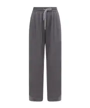 Brunello Cucinelli Straight Leg Drawstring Pants S,L,M DARK GREY