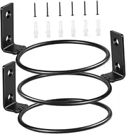 NULYLU 1 Set Wall Planter Hanger Iron Flower Pot Holder for Wall Mount Elegant Stylish Planter Bracket for Balcony Gardens Space Saving