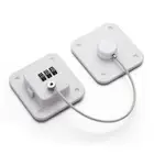 with Adhesive Window Password Lock 3-digit Coded Lock Refrigerator