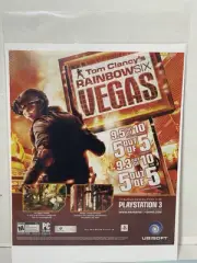 Tom Clancy’s Rainbow Six Vegas video game print ad wall art