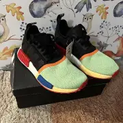 Adidas Nmd r1 J Black Multi 2020 Size 5 Brand Fw1076