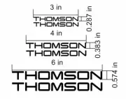 Custom Thomson Decal Set. Custom Colors. MTB Road Bike Frame Helmet Stickers