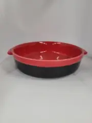 PLATO DE ELEGUA ROJO Y NEGRO, ELEGGUA PLATE RED AND BLACK Santeria Palo Ifa