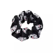 Jason Voorhees Horror Movie Womens Scrunchies Silk Satin Elastic Hair Band Ties