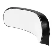 380684R93-5 White/Black Fiberglass Back Support Plastic Base Cushion Fits Case