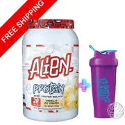 Alien Supps Whey Protein Isolate Choc Malt 1kg + FREE SHIPPING&SHAKER
