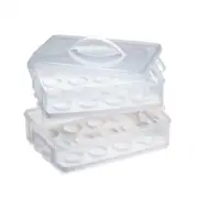 Snapware Cupcake Carrier Stackable Snap N Stack 2 Layer BPA-Free Polypropylene