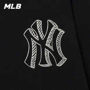 【MLB】背後大Logo長袖T恤 紐約洋基隊(3ATSB0334-50BKS)