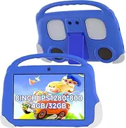 Kids Tablet, 8 inch Tablet, 4GB RAM 32GB ROM 512GB Expansion, Android 12 Kids BT, GMS, WiFi, Parental Control Mode, Beautiful Case Wear Resistant, Dual Camera, Education, Gaming.