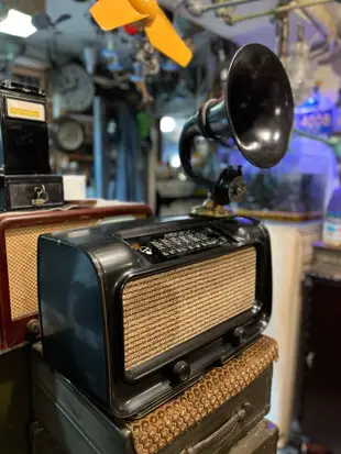 1950s 德國 藍點 Blaupunkt 真空管收音機  porsche 911 保時捷  專用音響   道具出租可