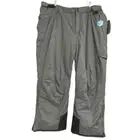 Artic Quest Mens XXL Ski Snow Outdoor Pants Water and Wind Resistant Gray XXL