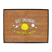 Best Girlfriend Solar System - Funny Novelty Doormat Man Cave Floor mat