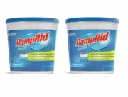 2x Damprid 300g Refillable Moisture Absorber Fragrance Free