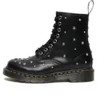 NIB Dr. Martens Womens Swarovski x 1460 Martin Boots Black Size EU 41/US 9