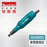 【東福建材行】* 含稅 MAKITA 牧田 【 GD0603 刻磨機 】 / 牧田刻磨機