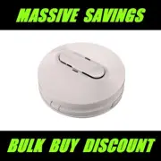 CLIPSAL 755PSMA4 Photoelectric Electric Smoke Alarm Detector Interconnected 240v