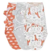 Desert Safari Swaddles 3 Pack Swaddle Blanket Set - 0-3 Months The Peanutshell