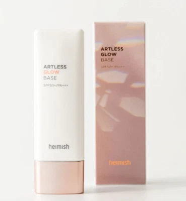 heimish Artless Glow Base SPF 50+ PA+++ 1.4fl.oz/40ml | Sunscreen to Makeup Base