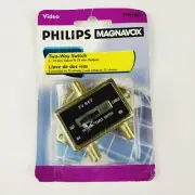 Phillips Magnavox Two-Way Switch Antenna Cable VCR to Television Model PM61007