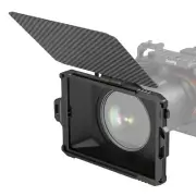 Mini Matte Box Lite, DSLR Matte Box with Carbon Fiber Top Flag, with a 4x5.65...