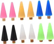 WEKADRIN Sturdy Craftsmanship Nail Art Tools 12 Pack Wax Tip Pen Nail Picker for Small Bead Crystal Fixing