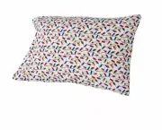Xmas Tree Holiday Lights 4 Piece Full Size Sheet Set Flat Fitted 2 Pillowcases