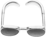 [GALPADA] Elegant Eyeglasses Jewelry Ring Adjustable Finger Ring for Couples Unique and Fashionable Jewelry