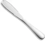 HAHAYOO The Better Butter Spreader Knife, Butter Knife Spreaders, Stainless Steel Butter Knives Curler, Butter Knifes for Cold Butter Slicer with Holes, Butter Grater, 3 in 1 Kitchen Gadgets Serrated