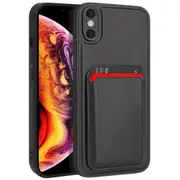 ZUSLAB iPhone XS / X Case, Magnetic Detachable Card Holder Wallet Shockproof Heavy Duty Protective Cover for Apple (2018) - Black