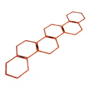 SMAI Agility Ladder Hex Set - Red