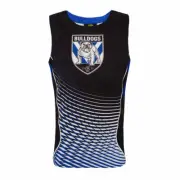 NRL Canterbury Bulldogs Kids Supporter Singlet - Size 8 yrs