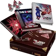 Modiphius Entertainment: Triangle Agency: Normal Briefcase Collection - RPG Box Set, 3 Books & 6 Dice, Core Rules, Missions, Content, Roleplaying Game